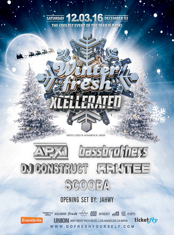 gofreshyourself's tweet photo. Is it really a #WinterFresh Music Festival if there's no drum & bass?
#Xcellerated #BassBrothers #DJConstruct #Rawtee #JoinTheMovement https://t.co/sX2b51T3B5
