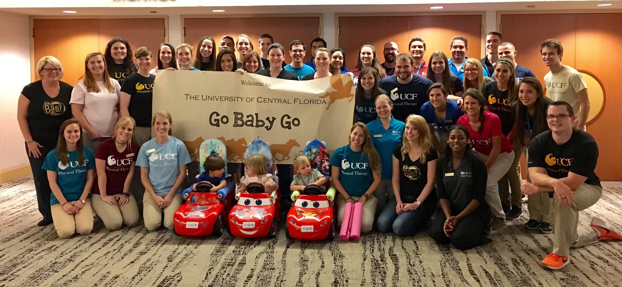 Big shout-out to the UCF #DPTstudent(s) & faculty who built three GoBabyGo cars today at #APTANSC https://t.co/ov4b89geKP