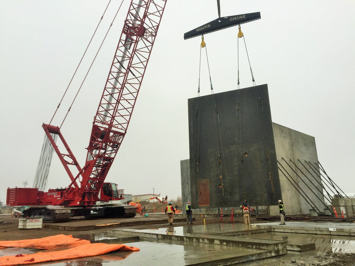 Great work OML team in getting working early and executing our first self performed Tilt-Up Project