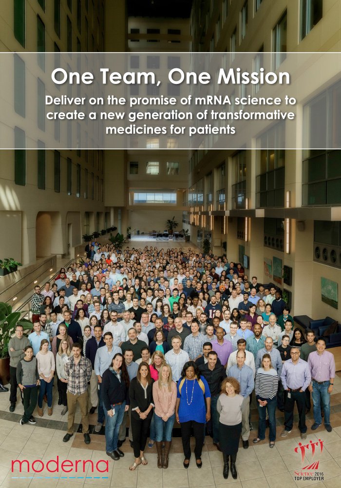Grateful for our exceptional team and their relentless commitment to do great science and advance #mRNA drugs for patients. #SCTopEmployers