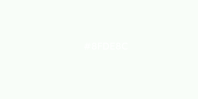MilchBot's tweet photo. #8FDE8C
15 Uhr, #RandomColorTime https://t.co/YzHv3fGeI0