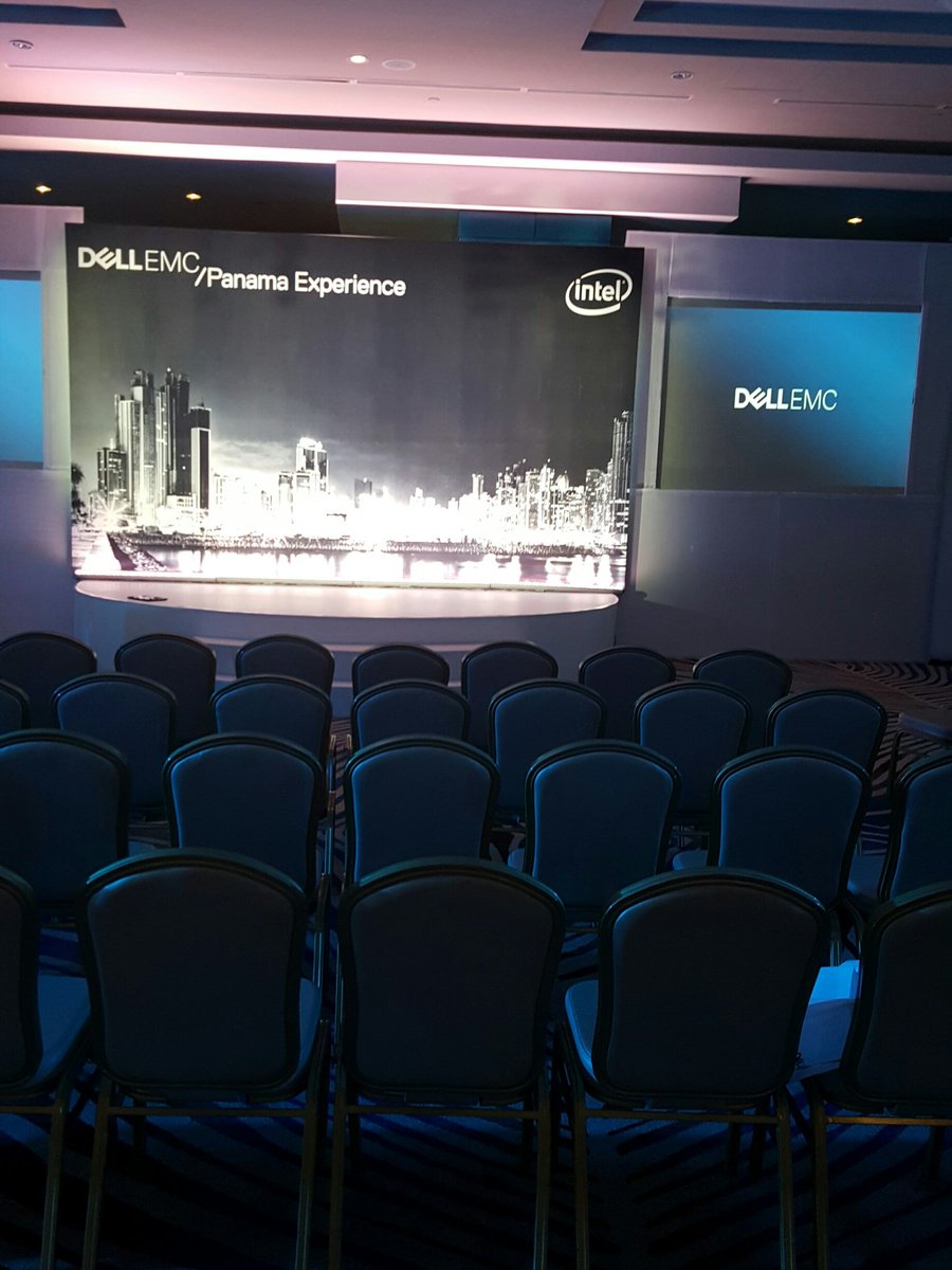 En estos momentos estoy en #DELLEMCPANAMA...