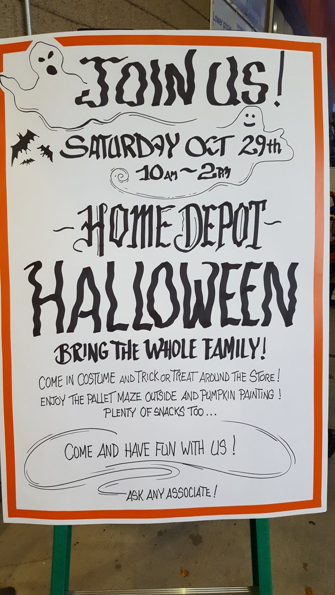 Join us this saturday from 10 - 2.  <a href="/horibin/">Paul Horibin</a> <a href="/KJChamberland/">Kevin Chamberland</a> <a href="/HomeDepot4287/">Home Depot 4287</a>