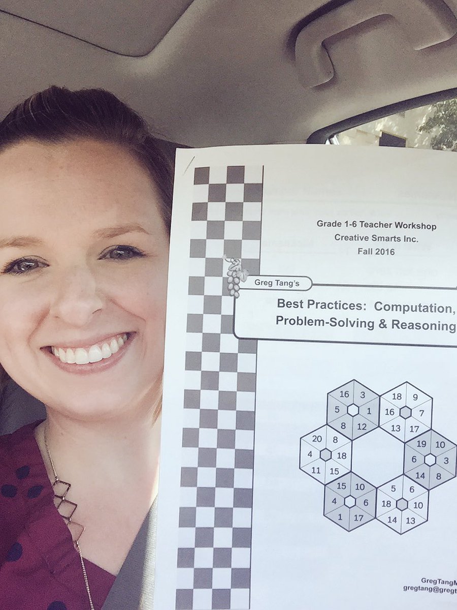 mrsrupp11's tweet photo. Mrs. Rupp learned some cool math practices from @gregtangmath workshop today! @MitchellCISD @pklapesky #lc11math https://t.co/eGEMw72CZU