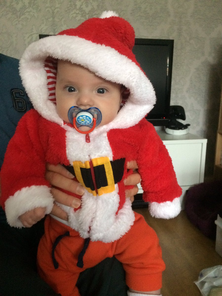 IanMarsdenGB's tweet image. Someone getting excited for his first Christmas already