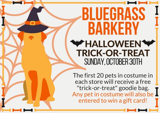 bgbarkery's tweet photo. Join us Sunday, October 30th for Halloween Trick-or-Treat with your pet! It will be a howling good time! #waglocal https://t.co/VB3yXybOVK