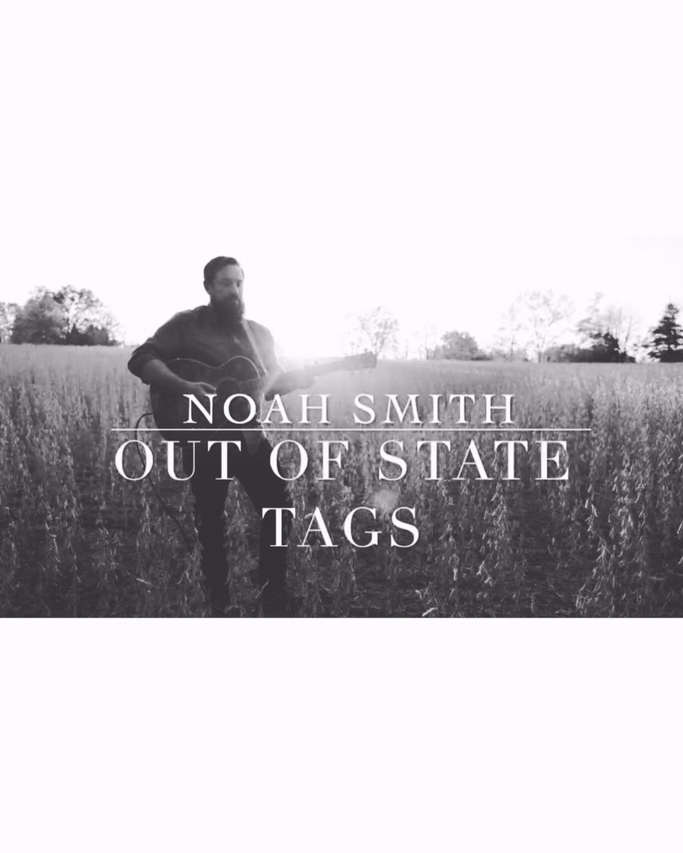 noahsmithmusic's tweet photo. A little peek of what's to come..... #NoahSmith #OutOfStateTags https://t.co/y0FOGTATs7