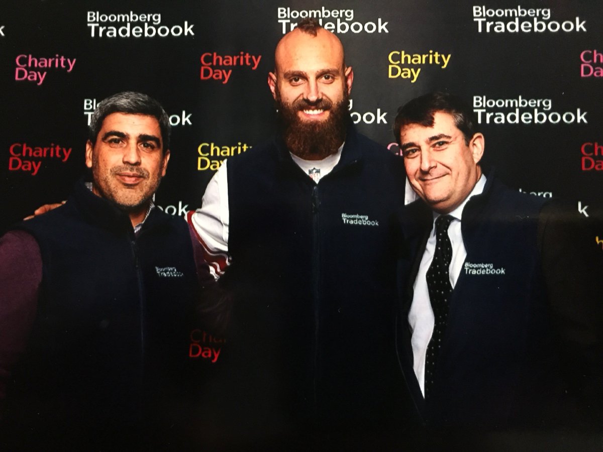 newyorkcityfc's tweet photo. #NYCFC’s @ClaudioReyna and @jpatricof at today’s @BBGTradebook #TBKCharity Day with @MarkHerzlich https://t.co/PwrElpsgeX