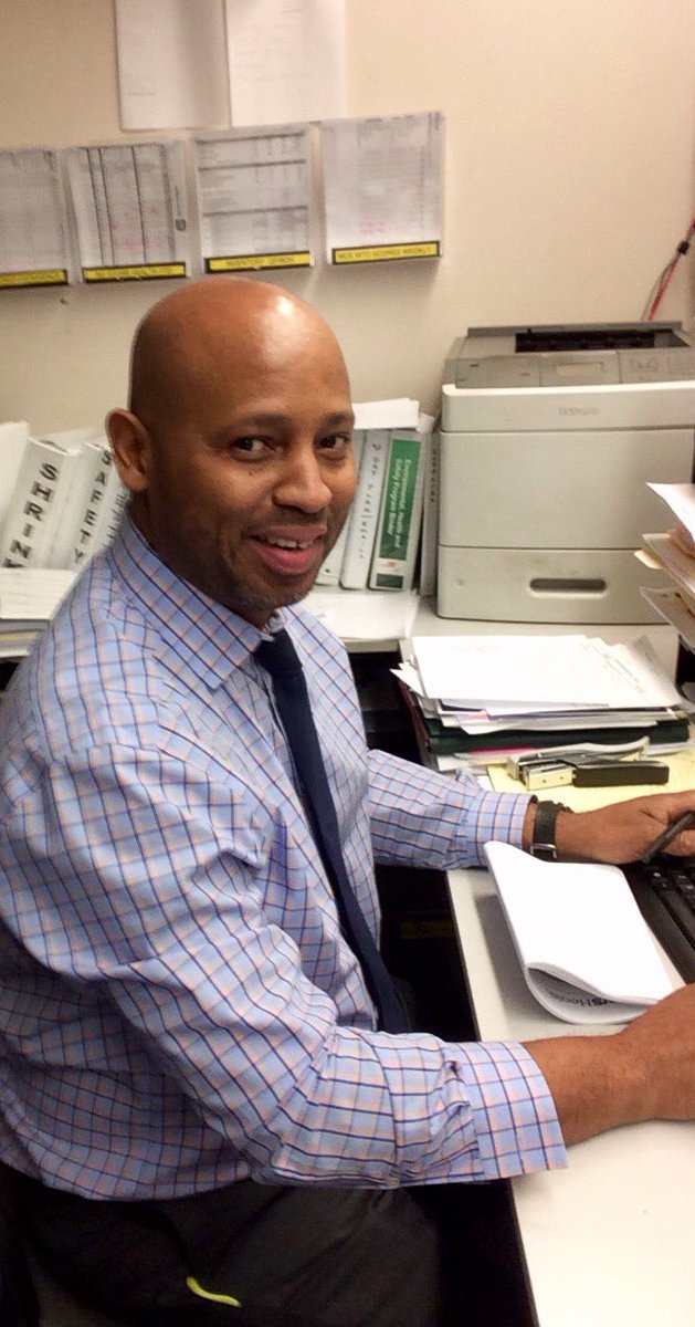 RLPM EL Russell on his first developmental travel day. Working together on a baseline audit. #Area1Cares