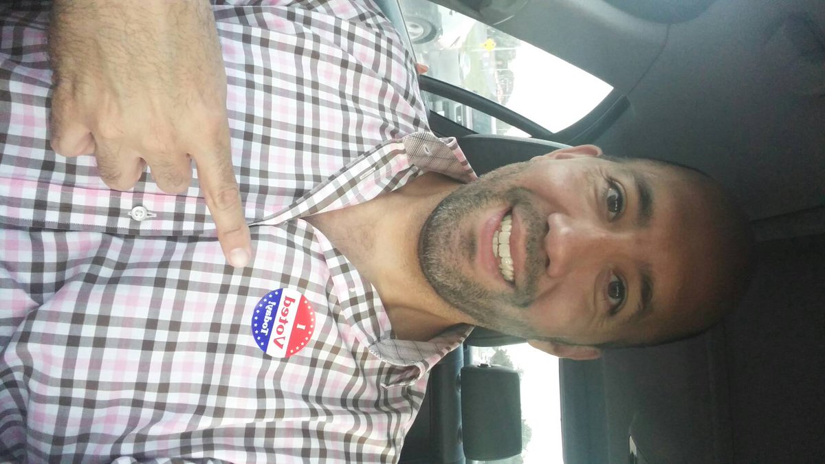 Got it done. Get out and #vote. #SuVotaEsSuVoz