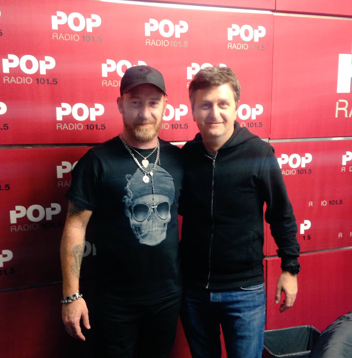 indaloprensa's tweet image. [@Popradio1015 ] Gracias #Rolo de @laberisorock por la visita #AlAtaque con #DiegoKorol