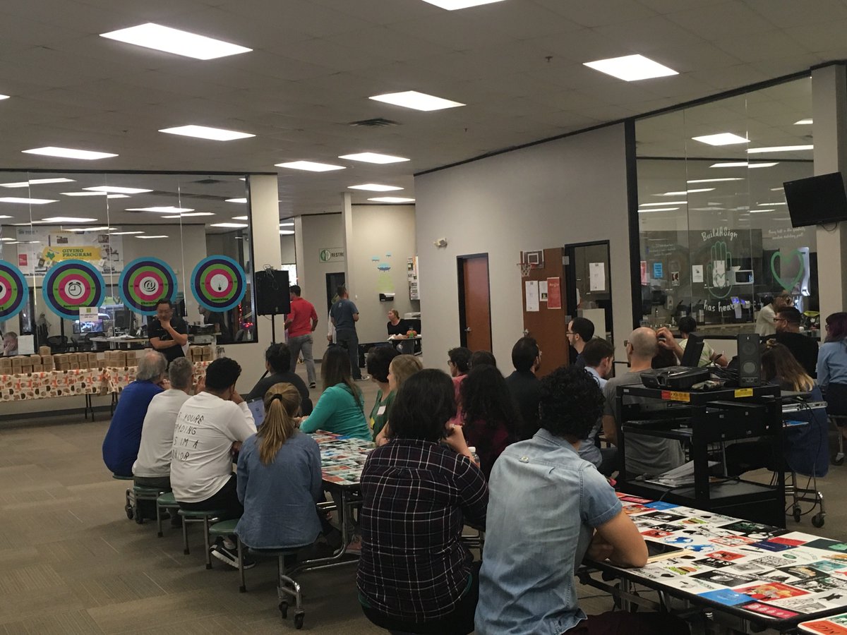 BuildASign's tweet image. #CreateAthonAustin has officially kicked off. Our amazing #volunteers are ready to get #Creative #createathon