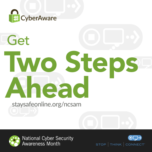#STEPuptoit and be ahead of the hackers! #NCSAM #NationalCyberSecurityAwarenessMonth #CyberAware #Cybersecurity #CybersecurityatWCC #SUNYWCC
