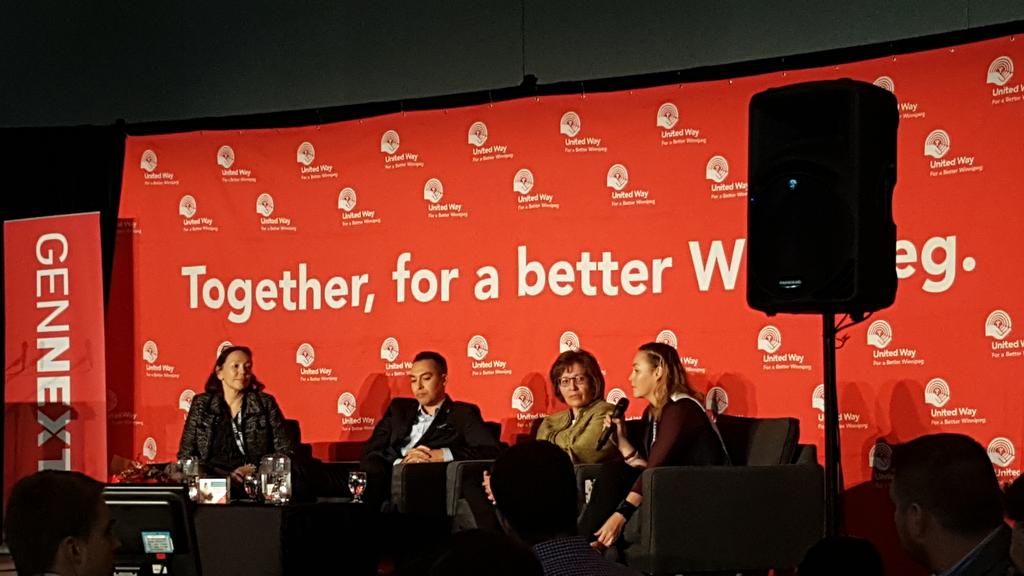 MyAssiniboine's tweet photo. Amazing day at the @GenNextWinnipeg Summit - inspiring stories about people in Winnipeg engaged in our community. #GenNextSum @UnitedWayWpg https://t.co/SIaCkAQ4ql