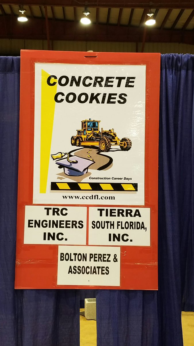 BFunTsf's tweet photo. One of My Favorite Events - Construction Career Days. We do it for the kids! Great job as always @MyFDOT_SEFL #CCDSOFL16 #ConcreteCookies https://t.co/pGoFKvHamN