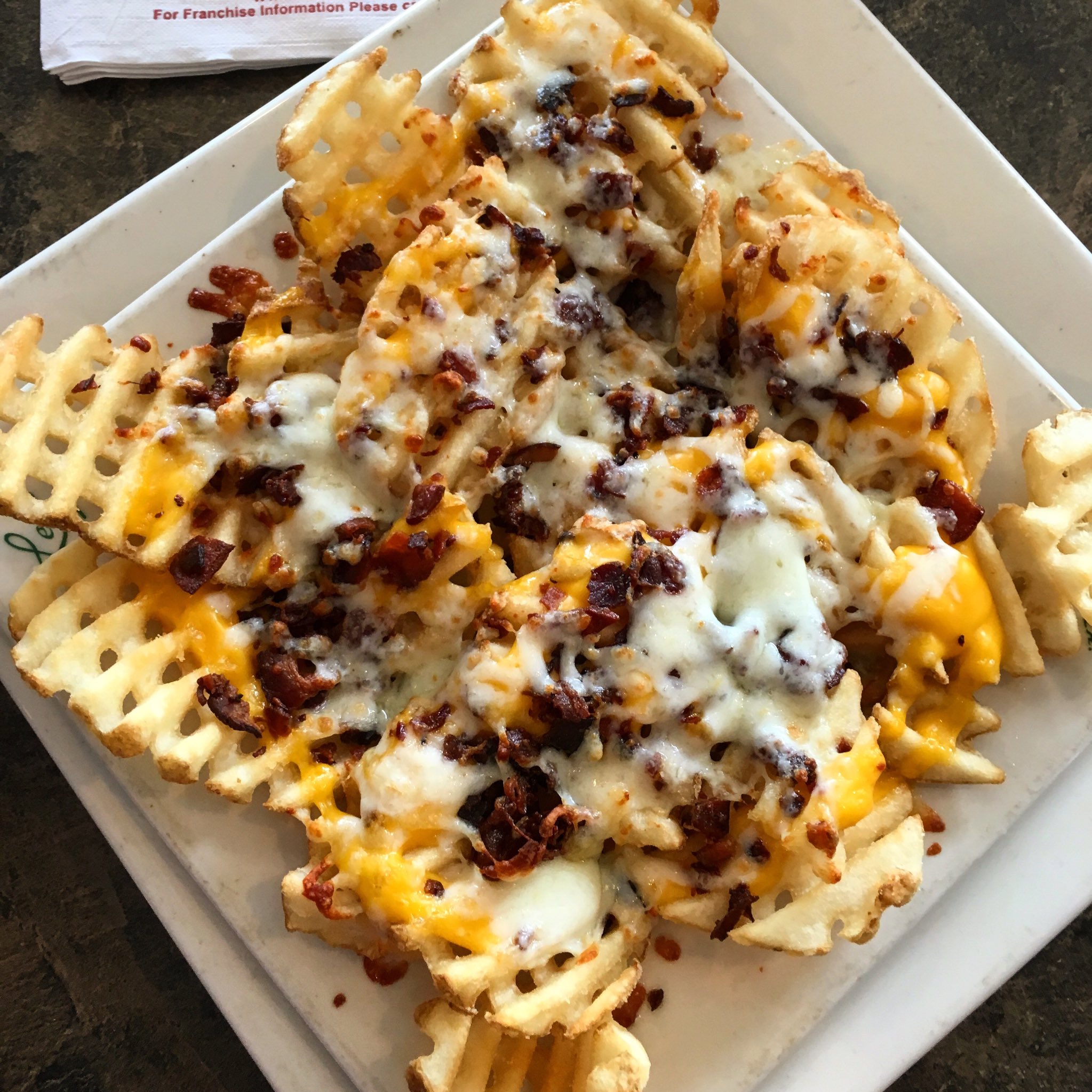 Bacon and Cheese House Fries - Ledo Pizza