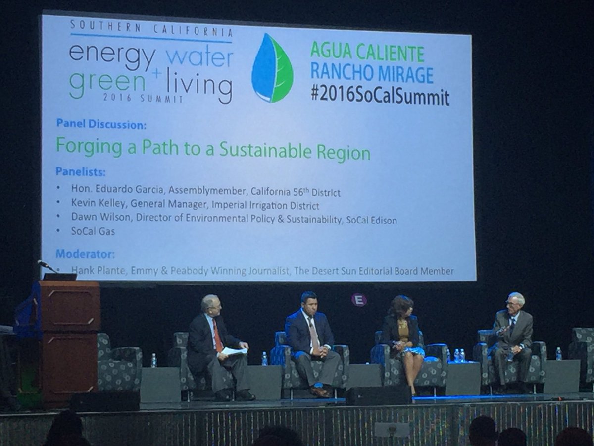 SoCAEnergyWater's tweet photo. The clock is past running on the #SaltonSea says @IIDatWork General Manager Kevin Kelley #2016SoCalSummit #energy https://t.co/bBY3h1Av9b