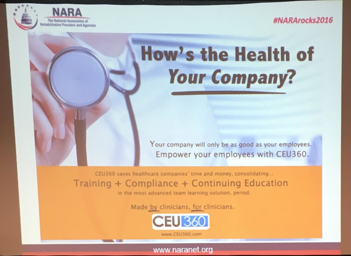 CEU360's tweet photo. Our CEU360 team is out in Vegas sharing our message and networking with an INCREDIBLE group of likeminded people. #nararocks2016 https://t.co/Zs2JNw53xK