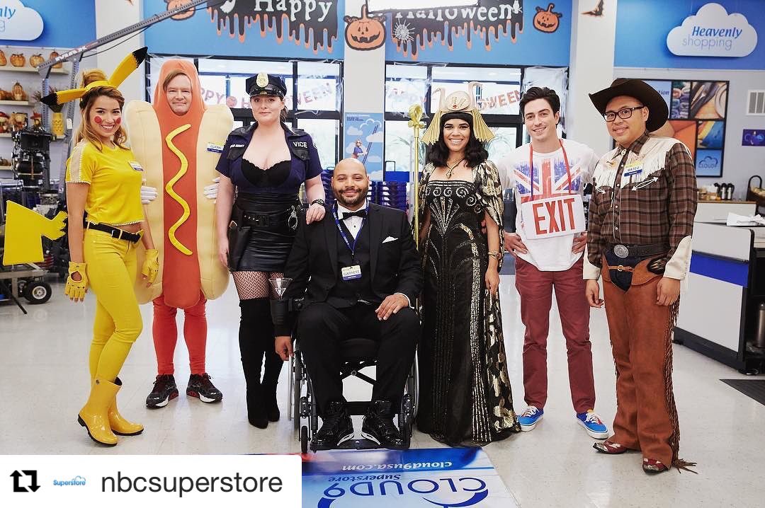 Image result for superstore halloween episode 2017 cheyenne