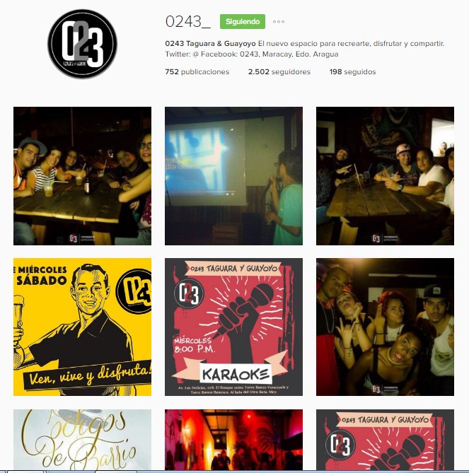 Estamos en #Instagram: instagram.com/0243_/      
Entérate de todas las actividades que tenemos para ti en #Local0243