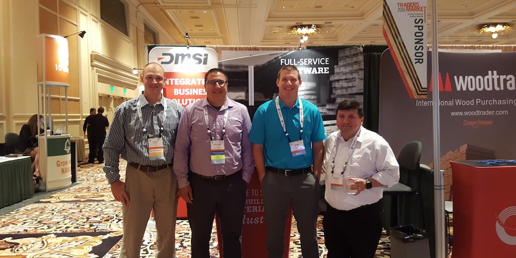 DMSiSoftware's tweet photo. The dream team! Stop by booth 800 to talk software, Scotch, and/or the World Series. #NAWLA #Traders16 https://t.co/AO3ZQWF6xq