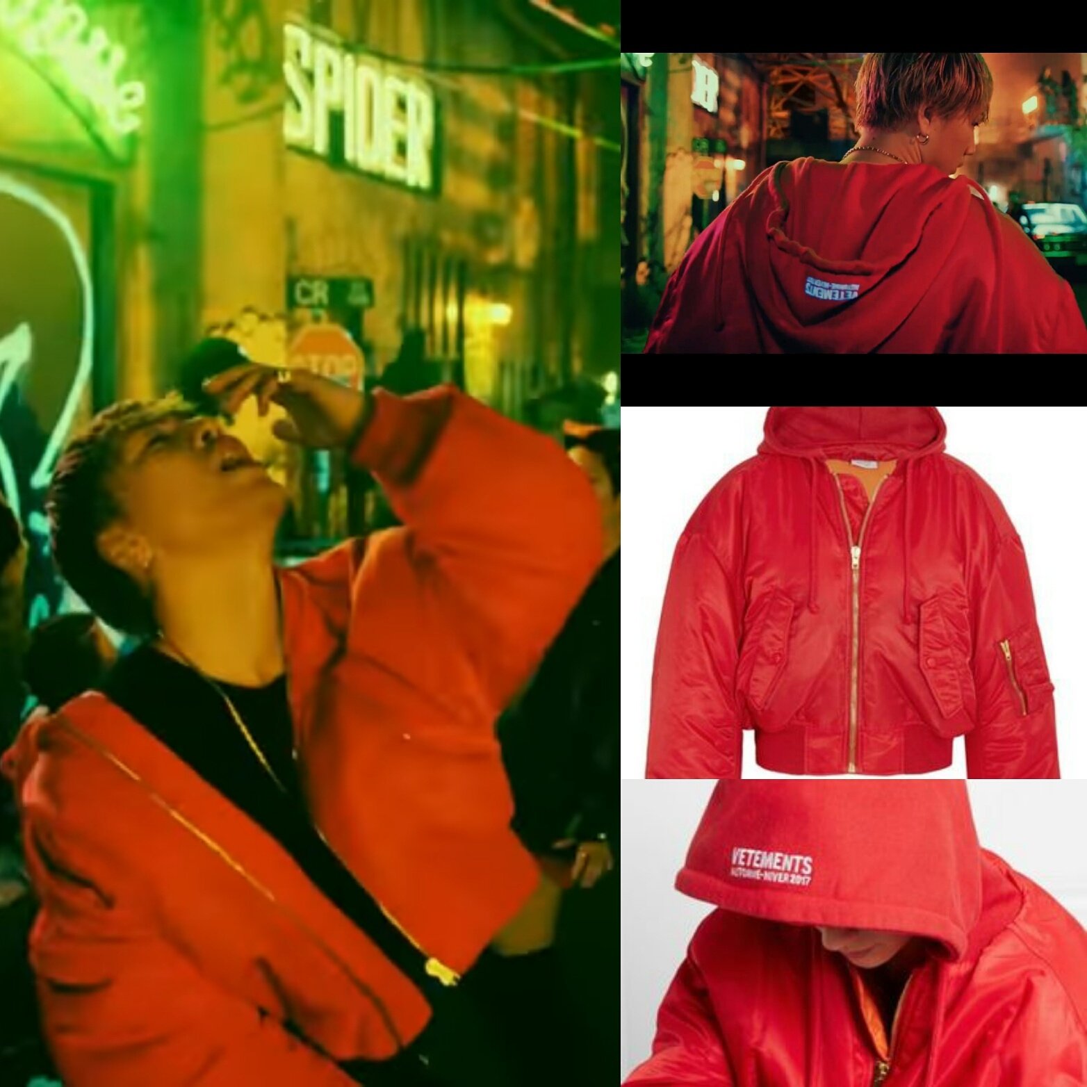 VETEMENTS レインコート　登坂広臣　着用モデル VETEMENTS 登坂広臣着用 ナイロンレインコート