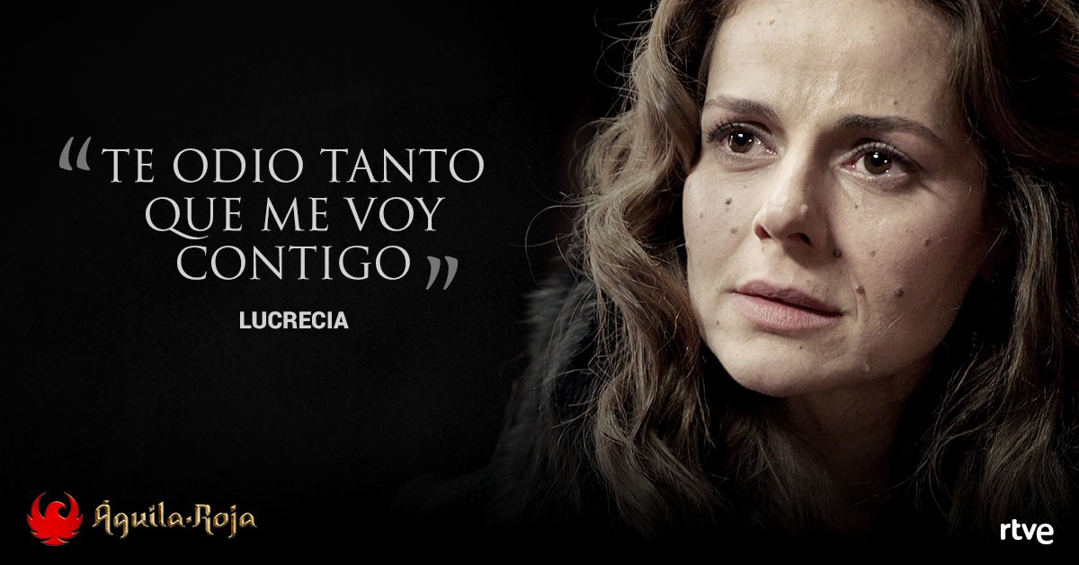 aguilaroja_tve's tweet photo. "Te odio tanto que me voy contigo" ▶https://t.co/T6PhKa2Vdw #ÁguilaRojaFinal 👏😍👏😍👏😍👏😍 https://t.co/qyskm31YFw