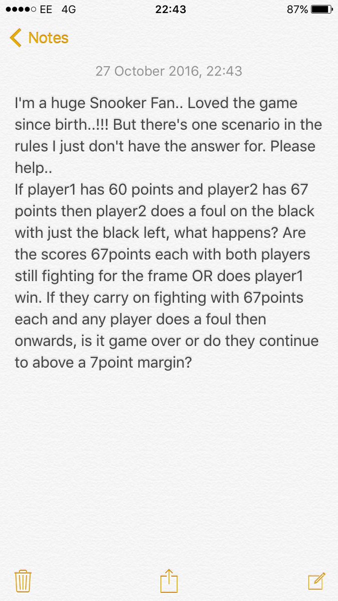 Brijesh_147's tweet photo. World Snooker.. Need your Help..!! @WorldSnooker1 @BBCSnooker @SteveSnooker @GouldyBalls147 #lovesnooker #snookerfreak https://t.co/s717H8JPaU