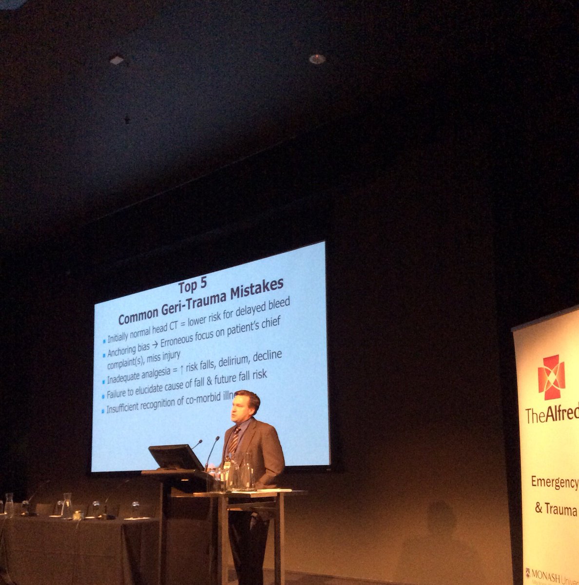 IECOP_Summit's tweet photo. A/Prof Chris Carpenter discussing epidemiology, precipitating events and the Geriatric ED pathway @IECOP_Summit #IECOPSummit https://t.co/nvX2MoGSaS