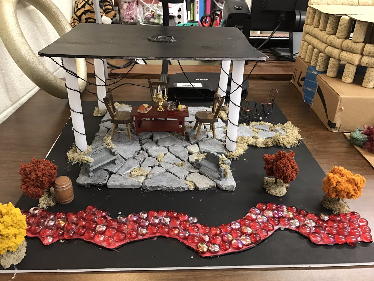 thisgirlbrimass's tweet photo. My students created 3D models representing their cabin gods/goddesses. So proud of them! #FMSELAR #elachat #thelightningthief @FrenshipMS https://t.co/EEjGlzub0C