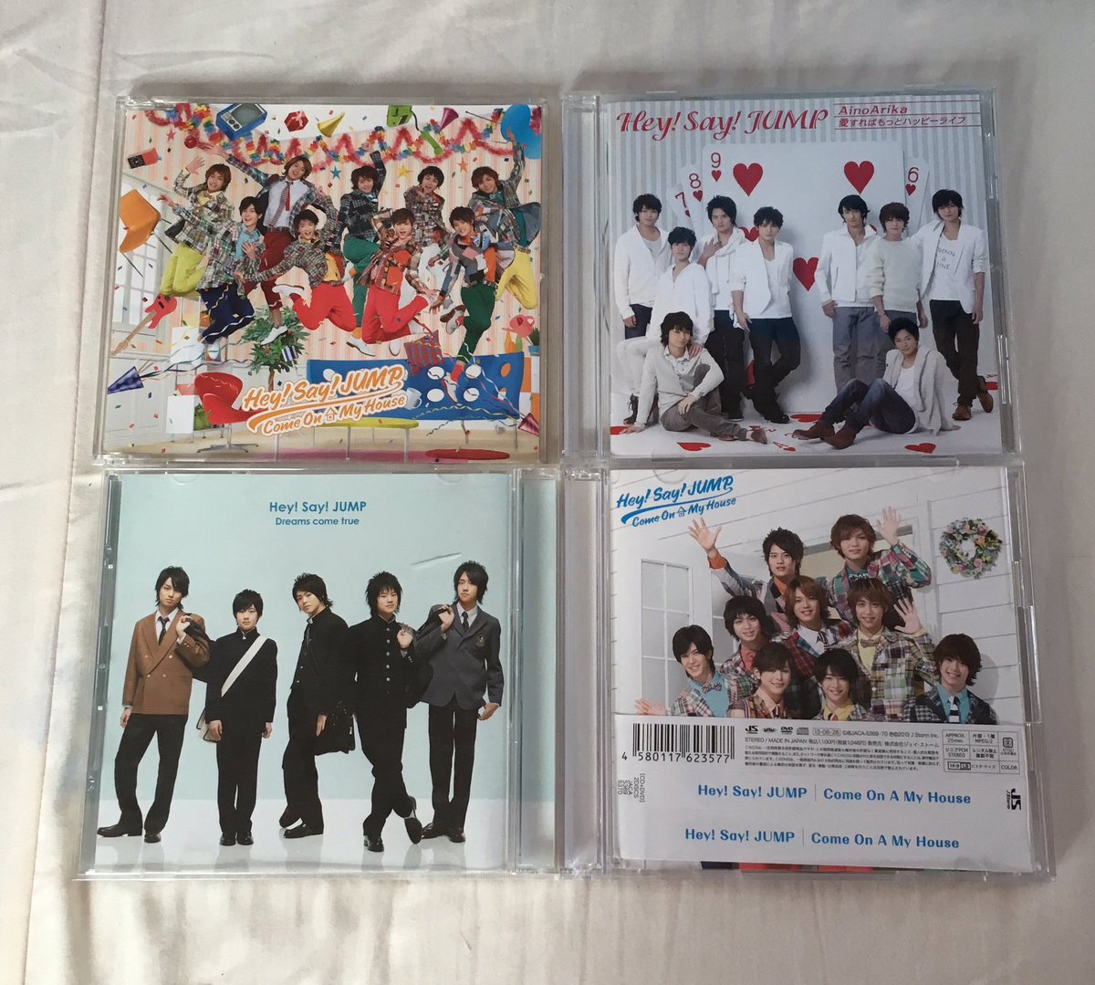 shin___715's tweet photo. @yk_923o フォロー外から失礼します。いいねありがとうございます！
Hey!Say!JUMPのCD、DVDいくつか所持しております。値段の表記は気になさらないでください。要相談になります。 https://t.co/uyWKCLSAGW