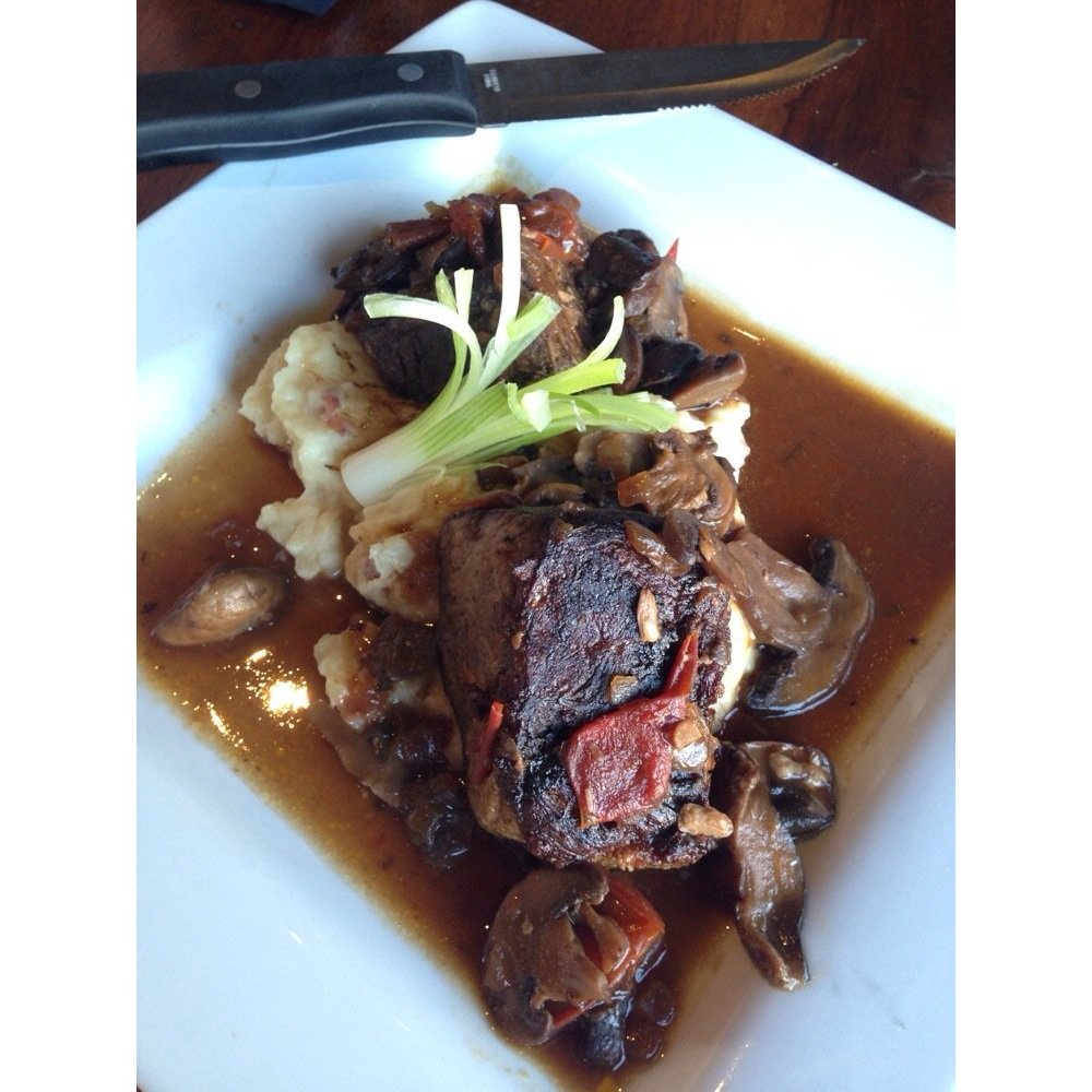 Ignite_Carlsbad's tweet photo. All our #steaks come from #HarrisRanch &amp; are all natural, have no additives, &amp; no hormones! | Our Braised Short #Rib #IgniteBistro #Carlsbad https://t.co/EorDg1gL4a