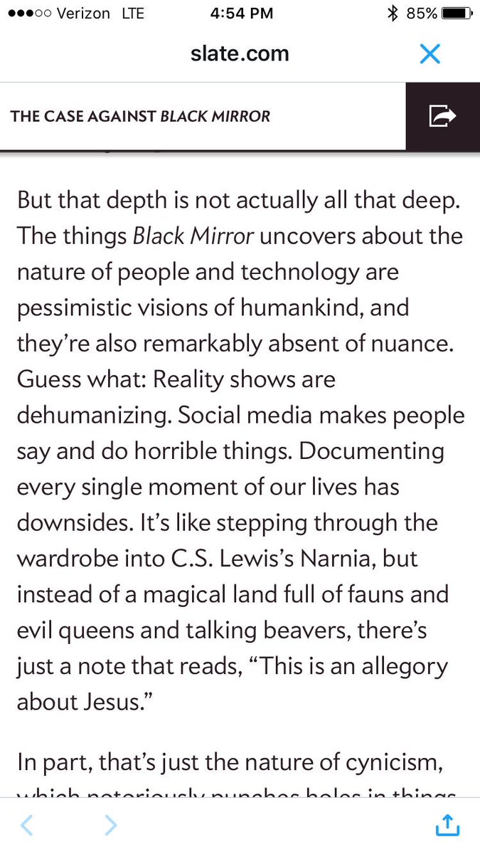 I don't mean to get all CONTROVERSIAL but Kathryn VanArendonk wrote my favorite paragraph of at least this month: