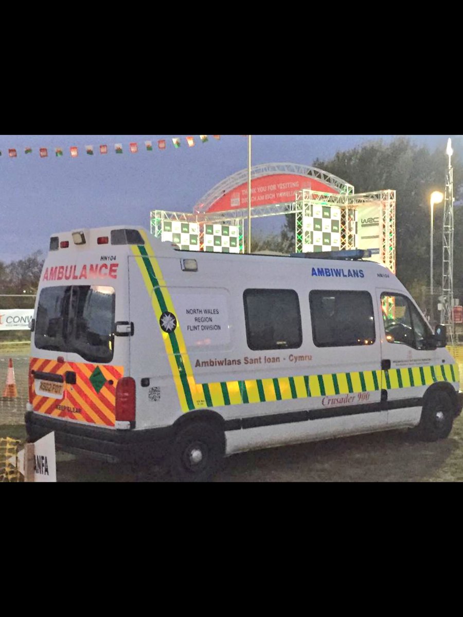 SJACFflint's tweet photo. Day 1/4 @WalesRallyGB - Today our members helping to run #DeesideServicePark #FirstAidPost @NorthWalesSJCW @stjohnwales #WRGB #WRC https://t.co/pF4YZQNbI7