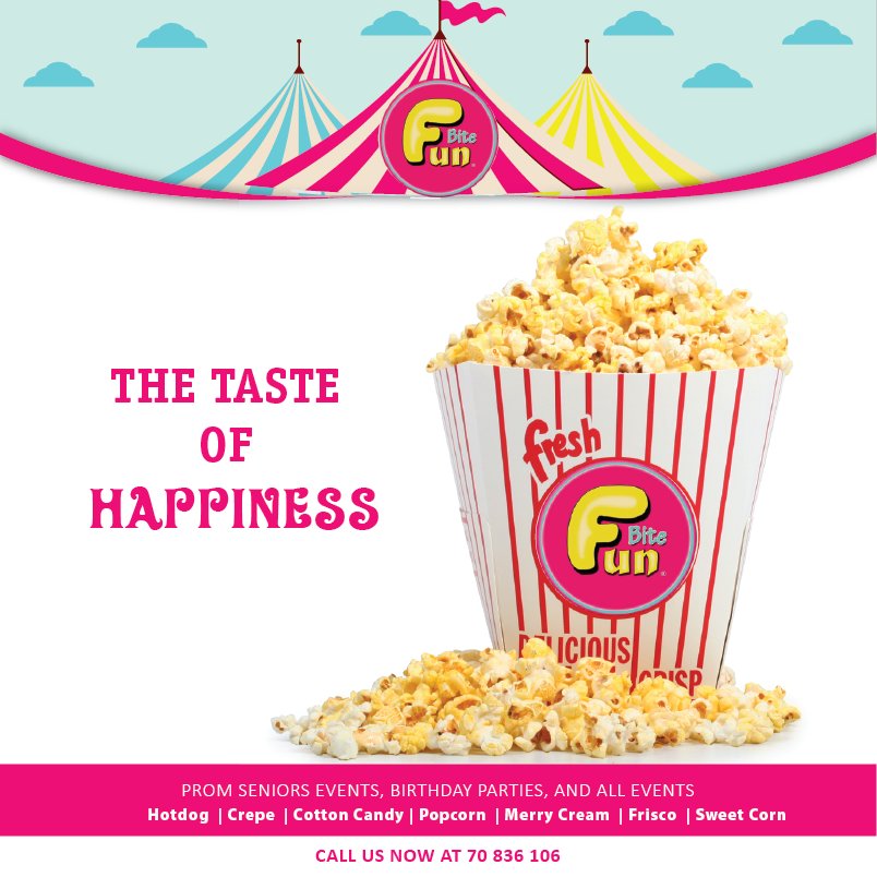 funbite_lebanon's tweet photo. The #taste Of #Happiness!
Call:70836106
#funbitelebanon #icecream #popcorn #crepe #funfood #food #events #lebanon https://t.co/V1igEDzjwp