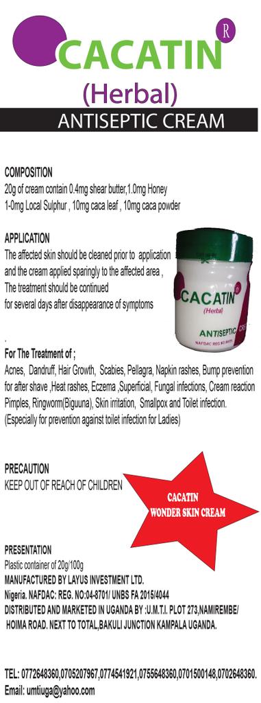 cacatin herbal