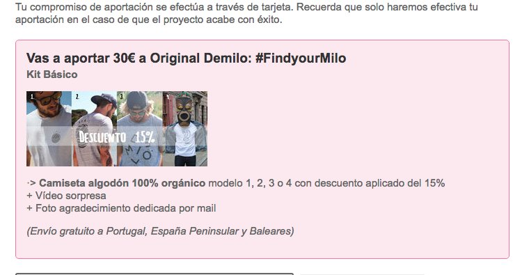 Redllenando's tweet photo. Qué buena sensación empezar el viernes siendo mecenas de @OriginalDemilo ¿No sabéis de lo que hablo?  #FindyourMilo https://t.co/stvSTNcDu7 https://t.co/8D3UGS9PLp
