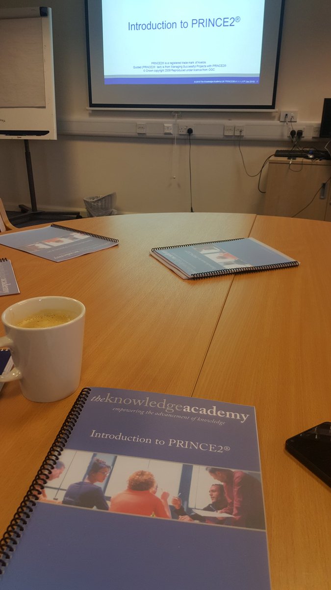 WeImprove delegates are all set to start Prince2 methodology training this morning <a href="/LPTnhs/">Leicestershire Partnership NHS Trust</a> <a href="/TKA_Training/">The Knowledge Academy</a>