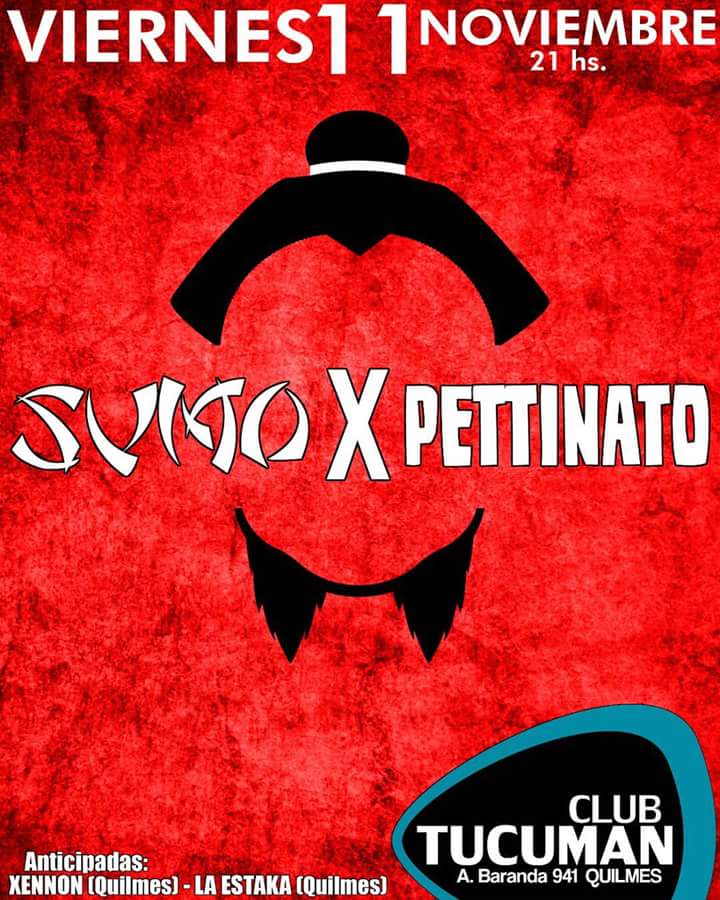 PUNKPARATODOS's tweet photo. Hoy #SumoX @rpettinato en @ClubTucuman https://t.co/4j9f3a65HR
