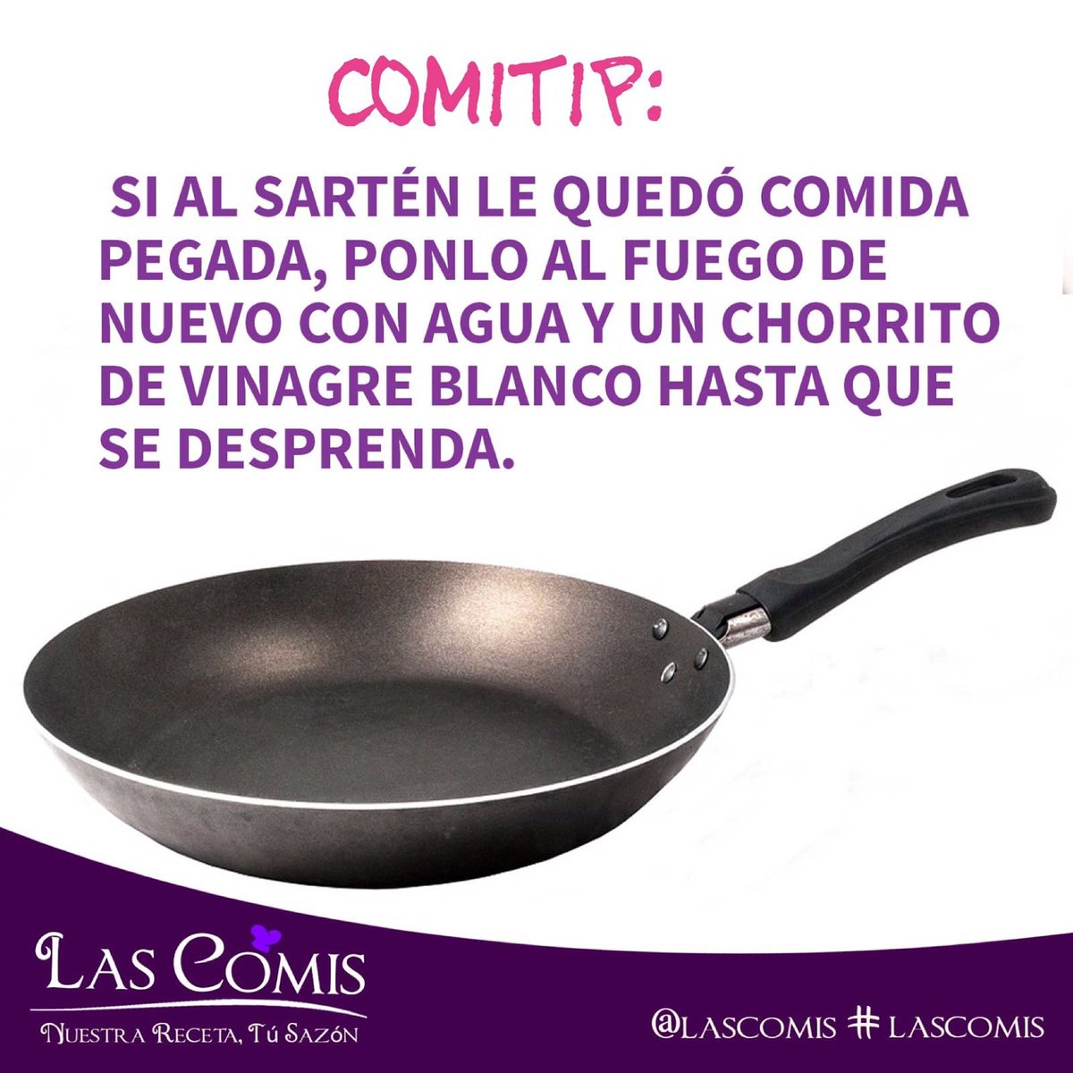 LasComis's tweet photo. #lascomis #comitip #aceite #sarten #vinagre #agua #freir #bonitoviernes 😉 😉 😉 https://t.co/ShtIBvKNwu