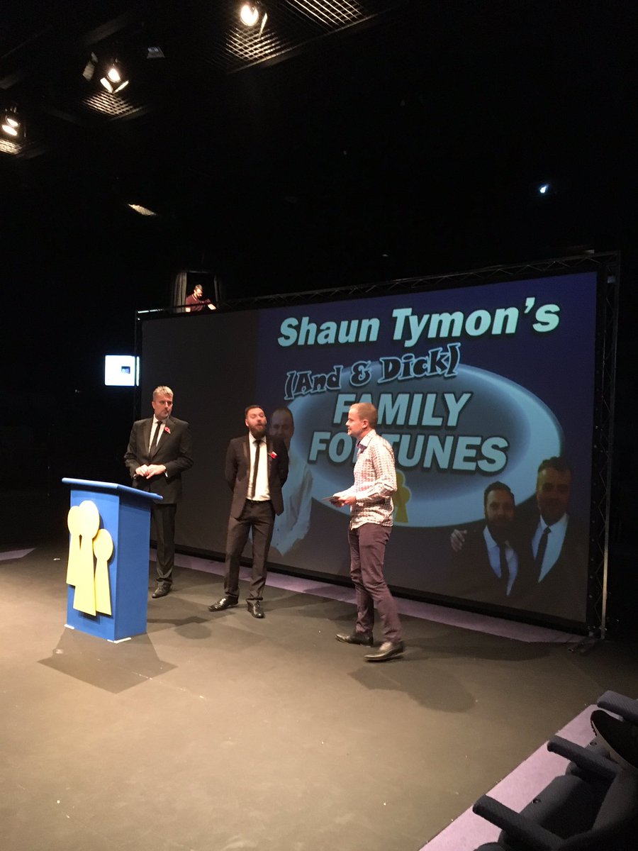 Family fortunes time with and &amp; dick #BrilliantYCH16