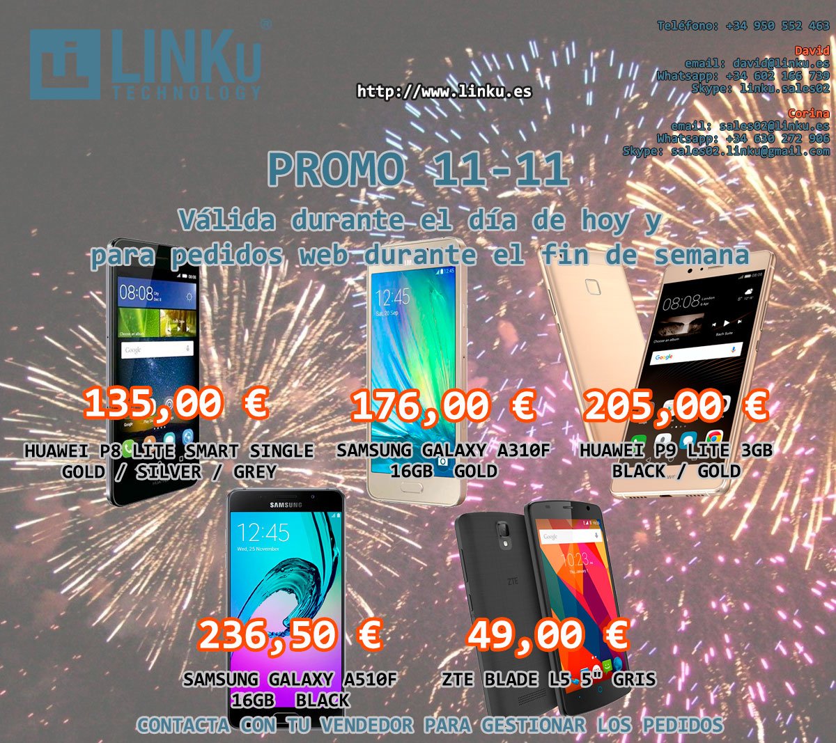 LinkuTechnology's tweet photo. Super Promo 11 del 11. No te las pierdas!!!!! https://t.co/JCgvoBmKwC