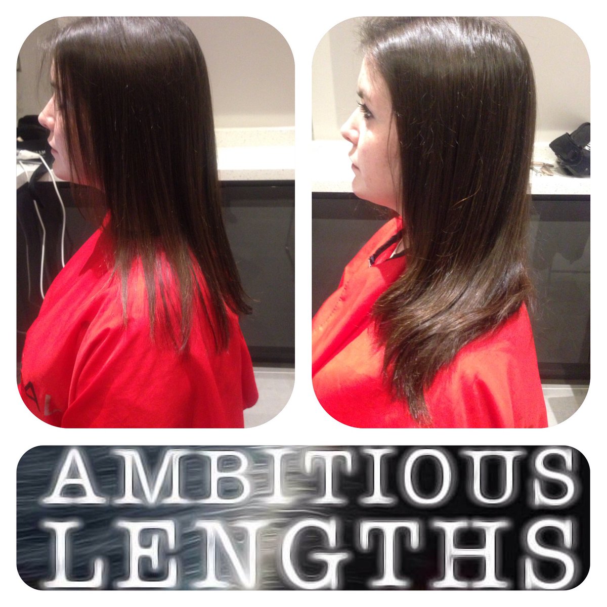 AmbitiousLength's tweet image. Before and after #halfheadofextensions #fusionbonding #hairextensions