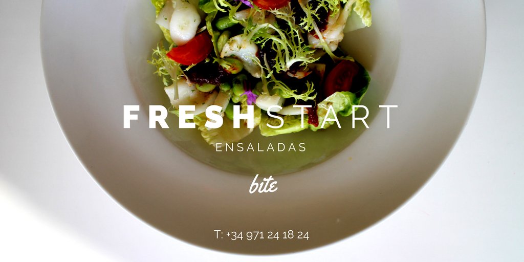 bitemallorca's tweet photo. A fresh start is always a good idea. Try the #bitesalads :) @igortxochef #bitemallorca #restaurantsmallorca #mallorcarestaurantes https://t.co/3k4IJEM3cf