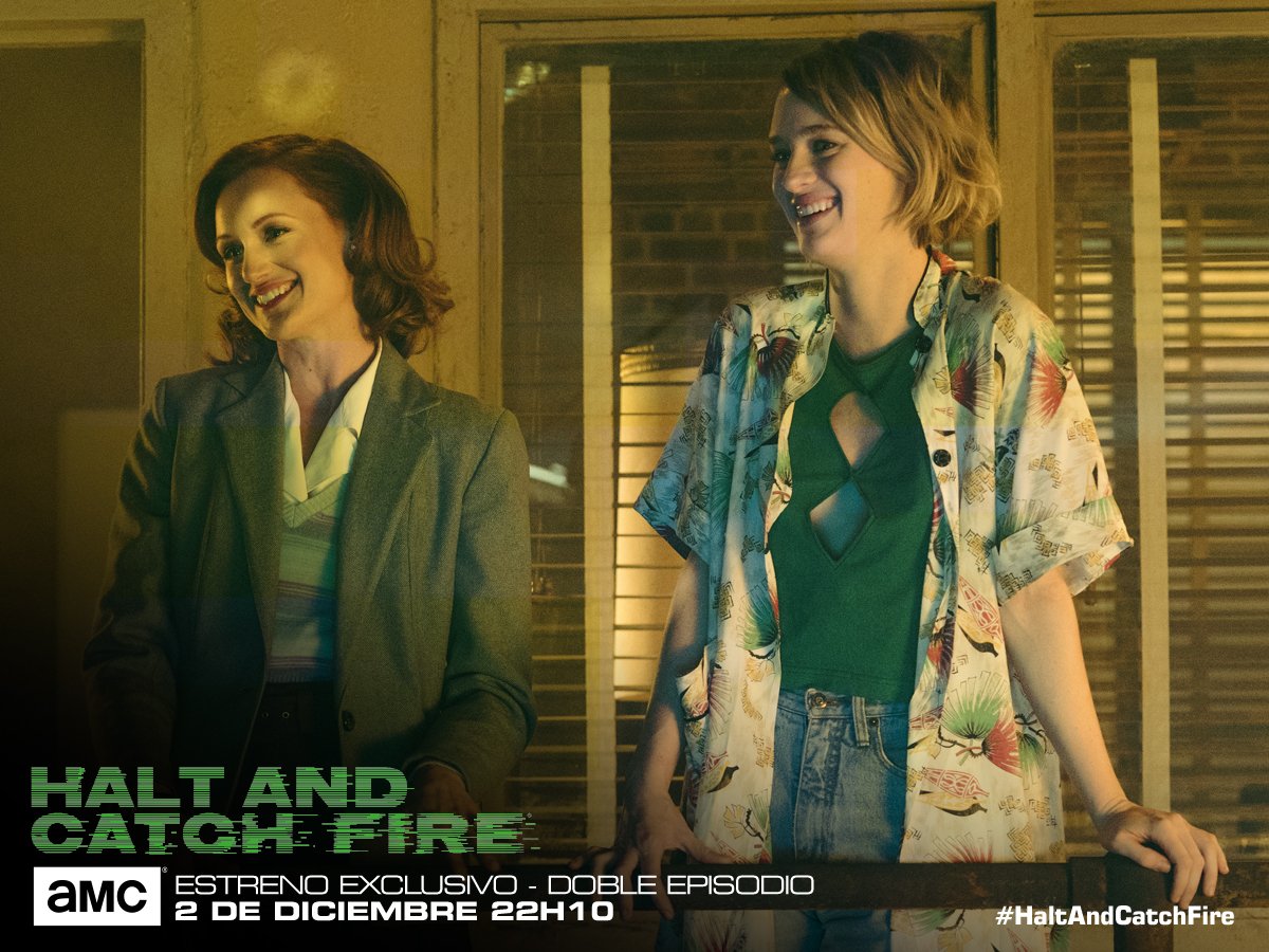 amctv_es's tweet photo. ¿Has apuntado la cita en tu agenda? 

El 2 de diciembre estrenamos la T3 de #HaltAndCatchFire, ¡con un doble episodio! https://t.co/luppDfg1VY