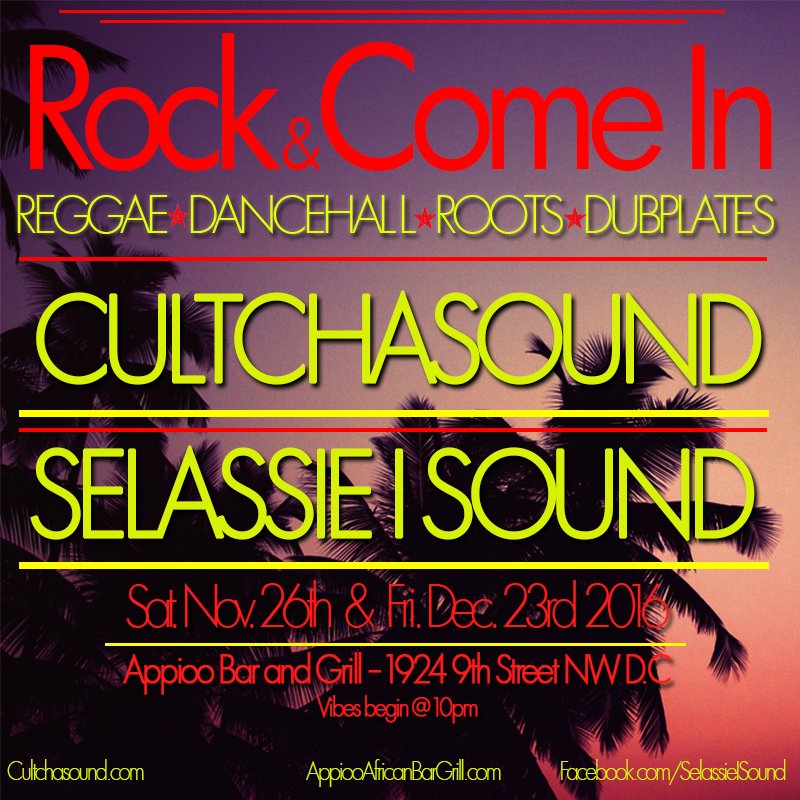 Rock and Come In Nov 26th &amp; Dec 23rd #APPIOOAfricanBarDC #reggaemusic #reggae  #bigchunes #niceness <a href="/iyahpeter/">peter bryan</a> <a href="/LifeMassive/">LifeMassive</a>