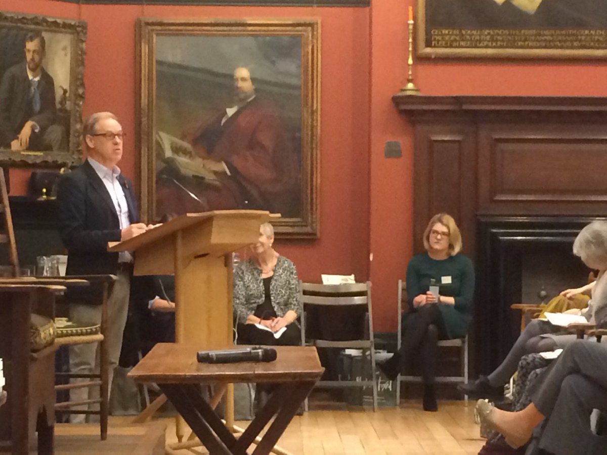 FoxedQuarterly's tweet photo. Taking to the lectern first is @PParkerWriting, speaking on Housman &amp; the Shropshire Lad #poetry #SFReadersDay https://t.co/IBYjHFhcfz