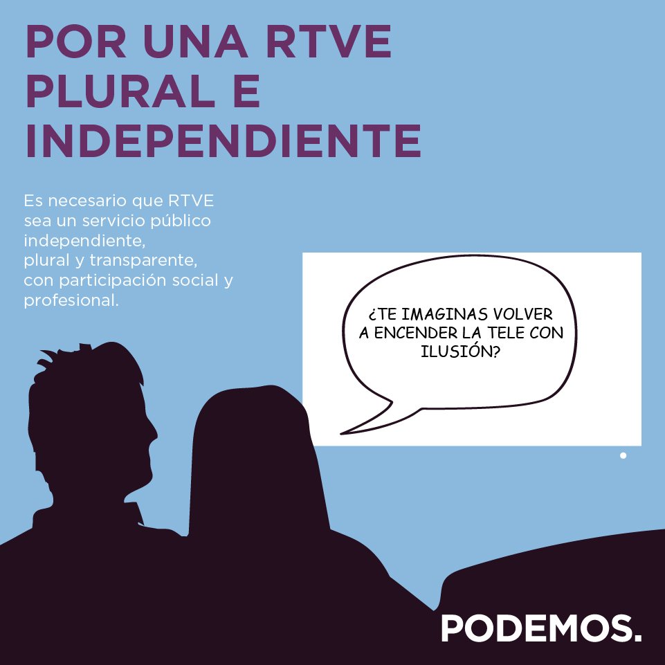 infoactivista's tweet photo. #RTVEindependiente Podemos denuncia el control político de nuestra televisión pública en el Parlamento Europeo. https://t.co/wzTte6kTJk