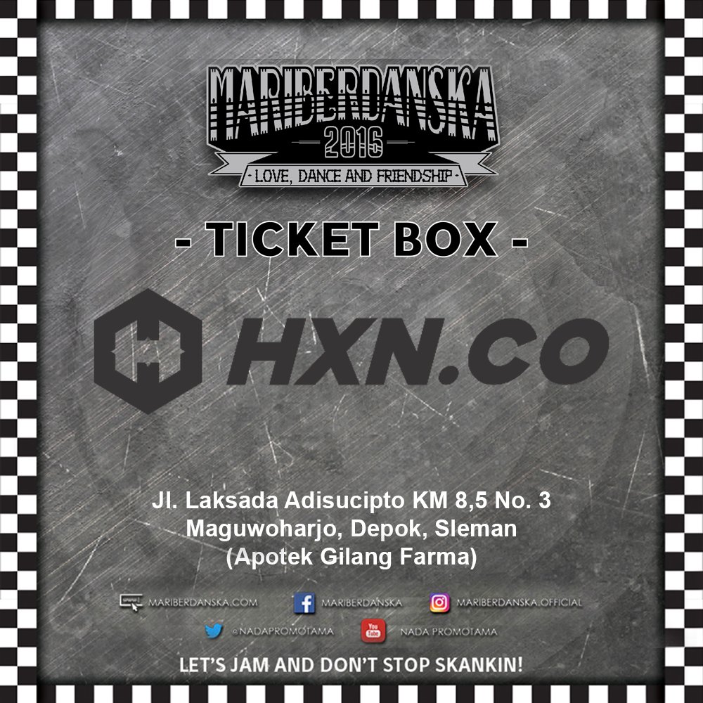 Get your Offline tiketbox for #ProjamMariBerdanska at  <a href="/Huxon_Ltd/">Huxon</a> Yogyakarta

#projam
#ProjamMB2016
#MB2016
#MariBerdanska2016