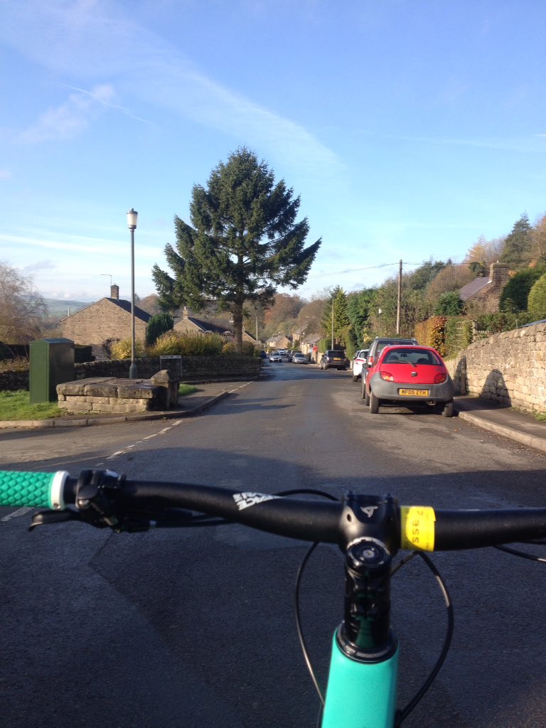 Finally back on my bike after a rather involuntary time off it!!! But what a morning to choose.